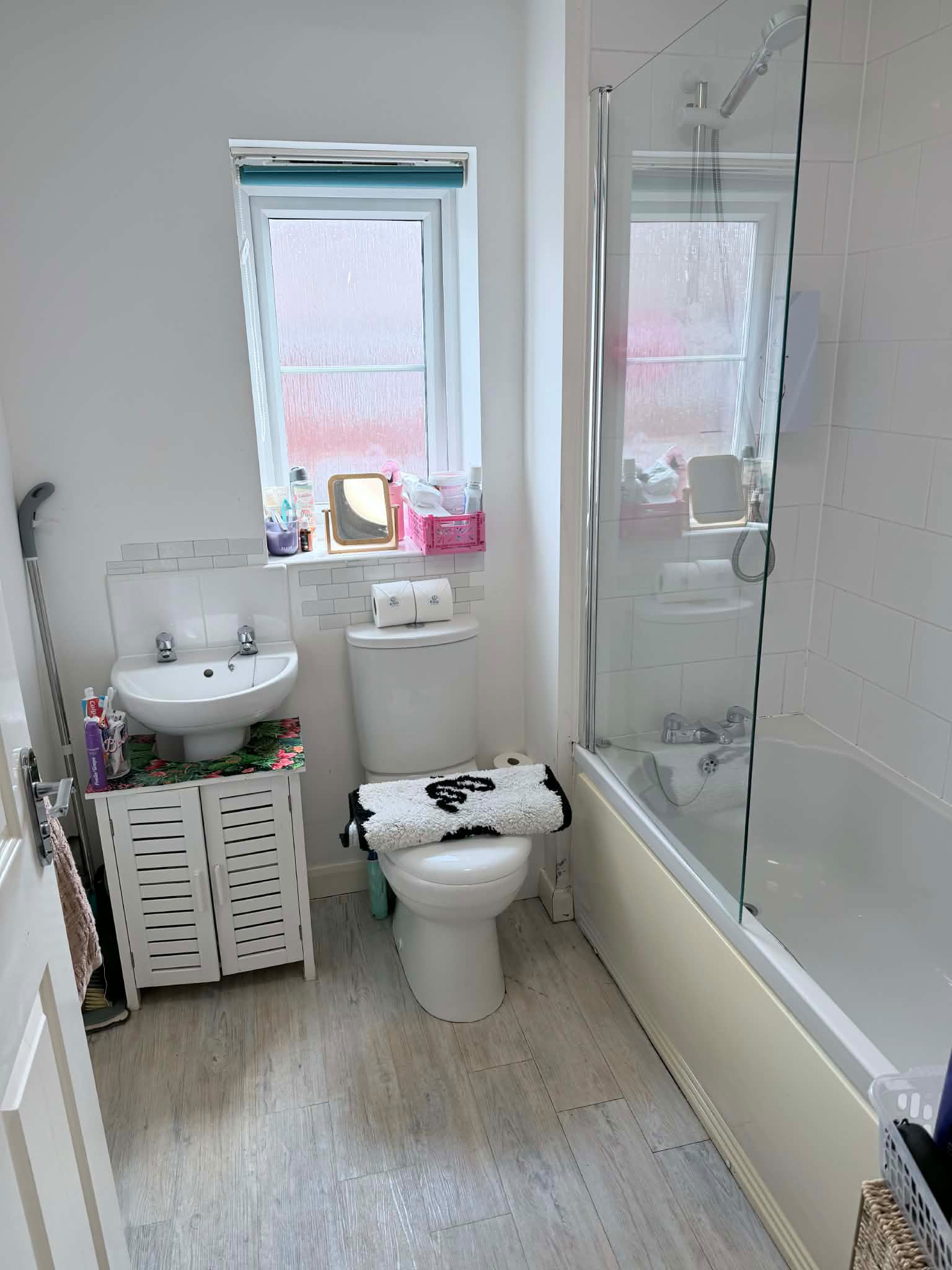 Clean bathroom completed by ESG Cleaning